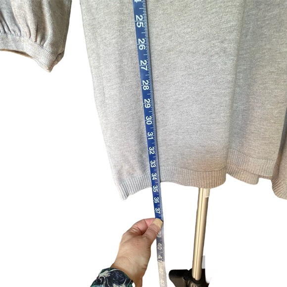 Derek Heart Light Gray Long Sleeve Turtleneck Sweater Dress EUC size M - Picture 3 of 9